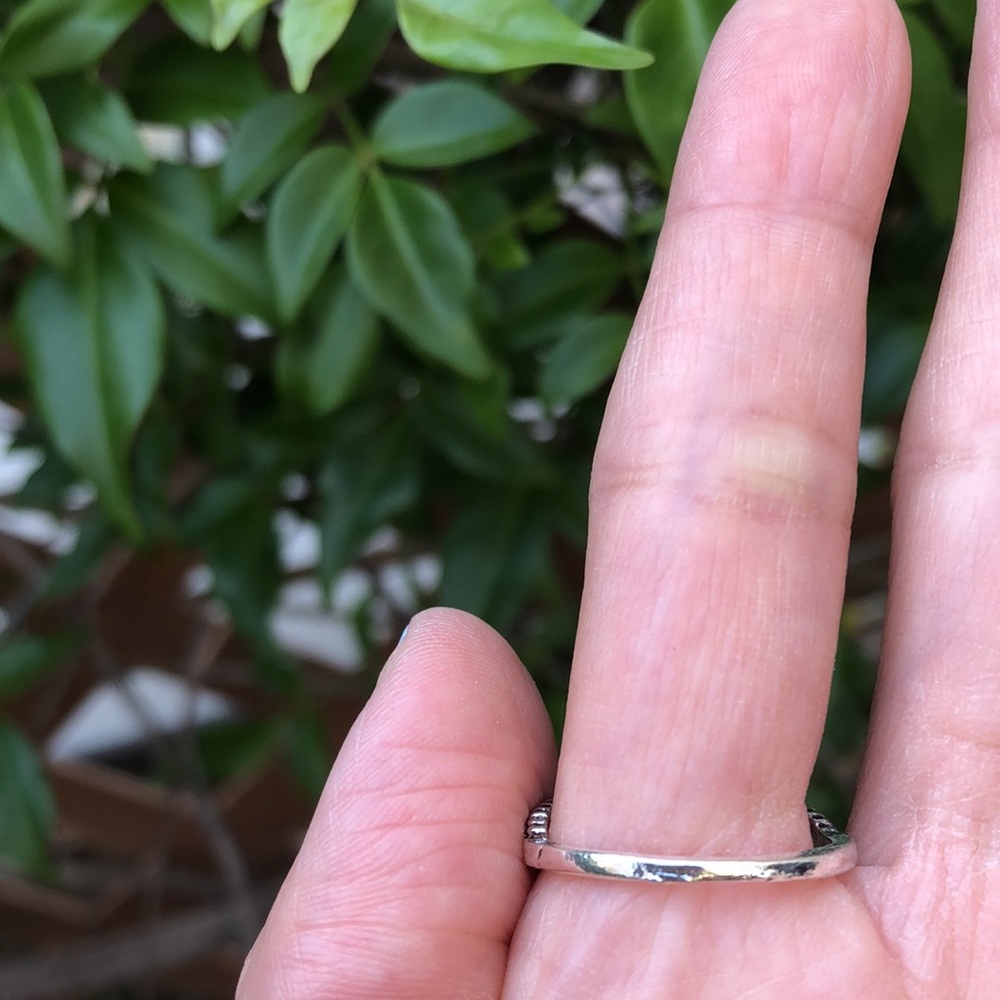 Turquoise Boho Stackable Ring - image 3